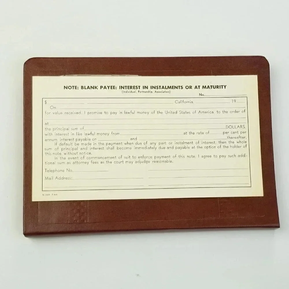 Trussell My Finances Vintage Accounting With Box Yellow Envelopes Copyright 1961